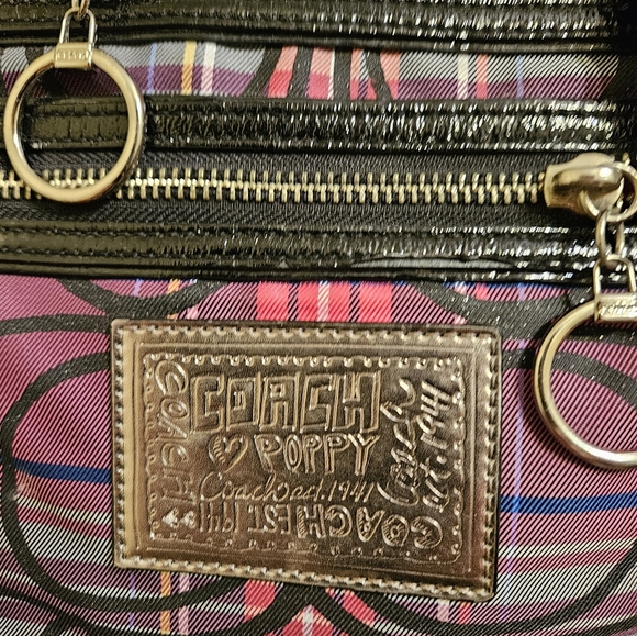 Coach Poppy Tartan Plaid Shoulder Bag / Tote  G0982-14360 - Picture 10 of 11